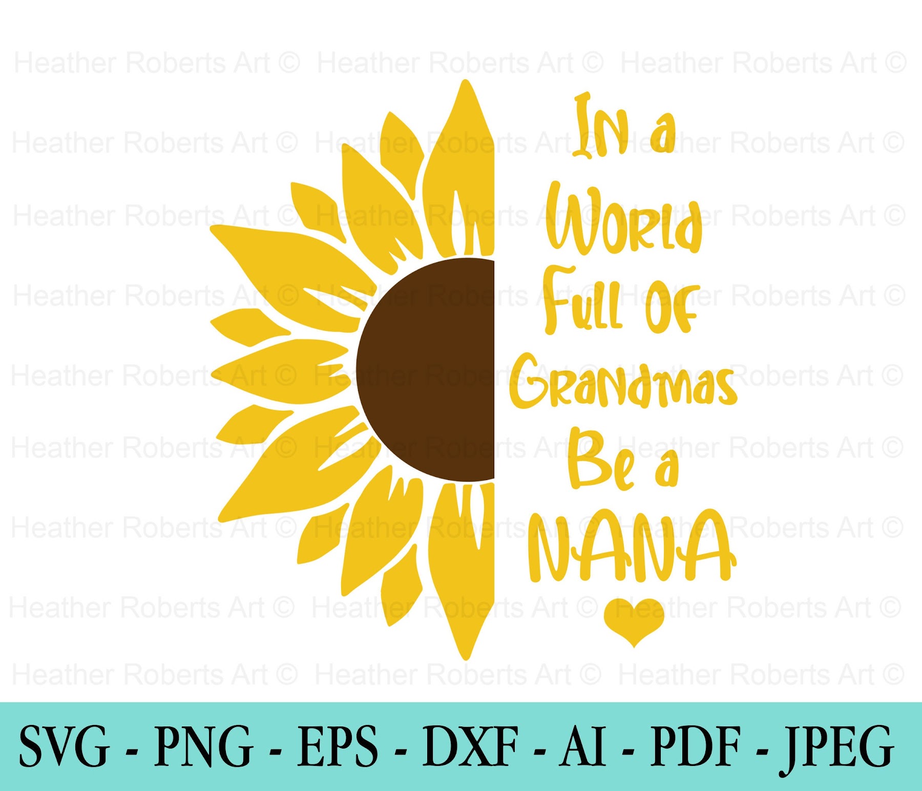 Grandma Sunflower Svg - 188+ DXF Include