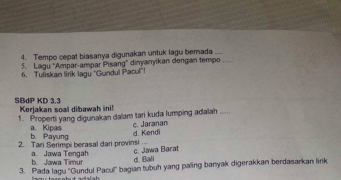 Lagu Apuse Dinyanyikan Dengan Tempo Siswa Rajin