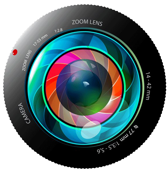 Illussion Camera Lens Logo Png Hd