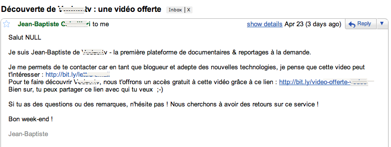 Salut NULL
