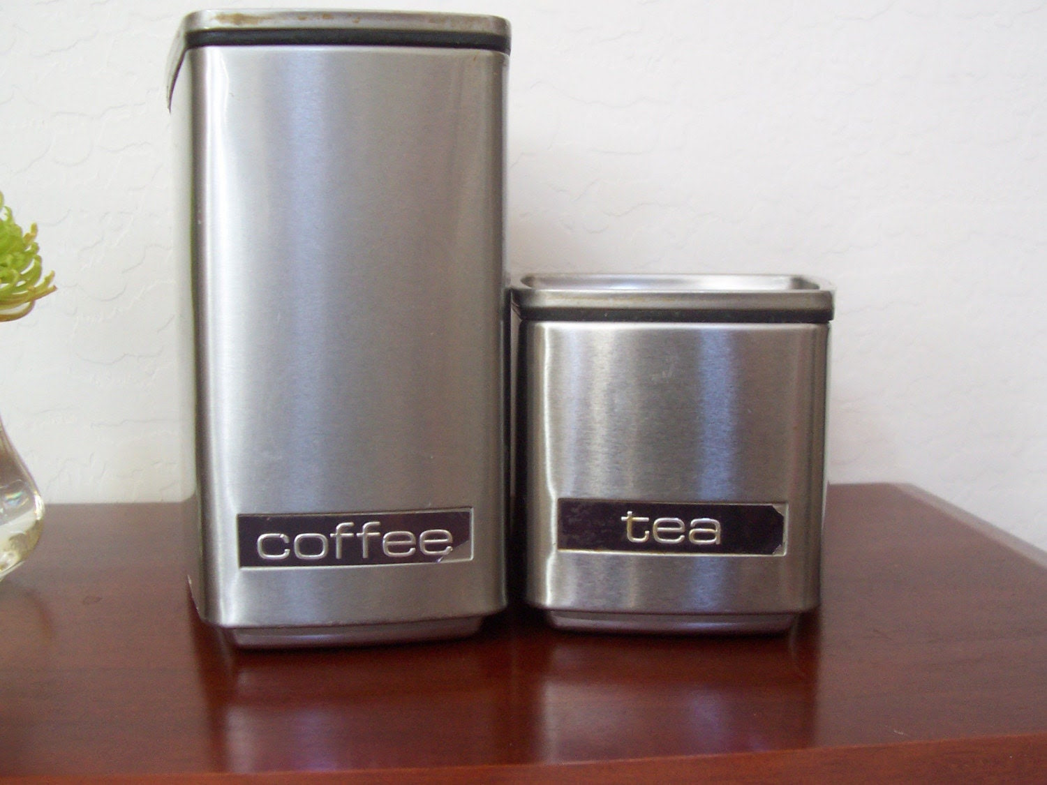 ON SALE Vintage Lincoln Beautyware Coffee and Tea Canisters