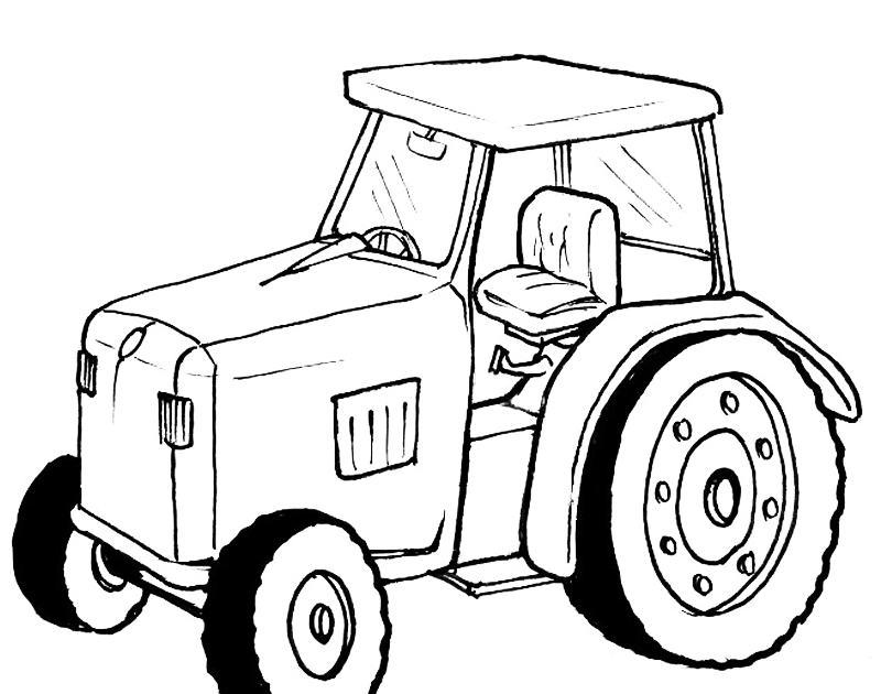 Kolorowanki Dla Dzieci Do Druku Traktor Kolorowanki Do Druku