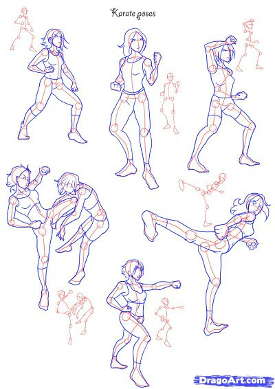 Featured image of post Anime Female Fighting Pose Reference - No finish artwork, only tutorial, poses and wip step thanks go in featured.