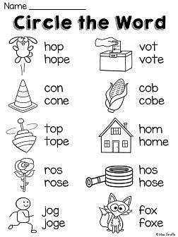 Double O Kindergarten Worksheet ~ Math Worksheets Printable