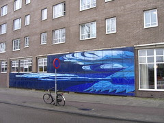blue mural