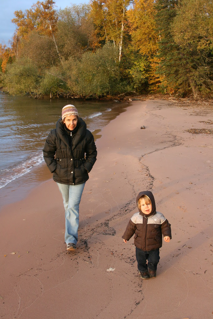 oliver and mom in bayfield