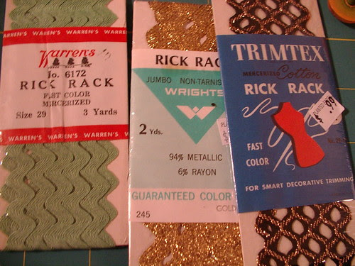 vintage rick rack