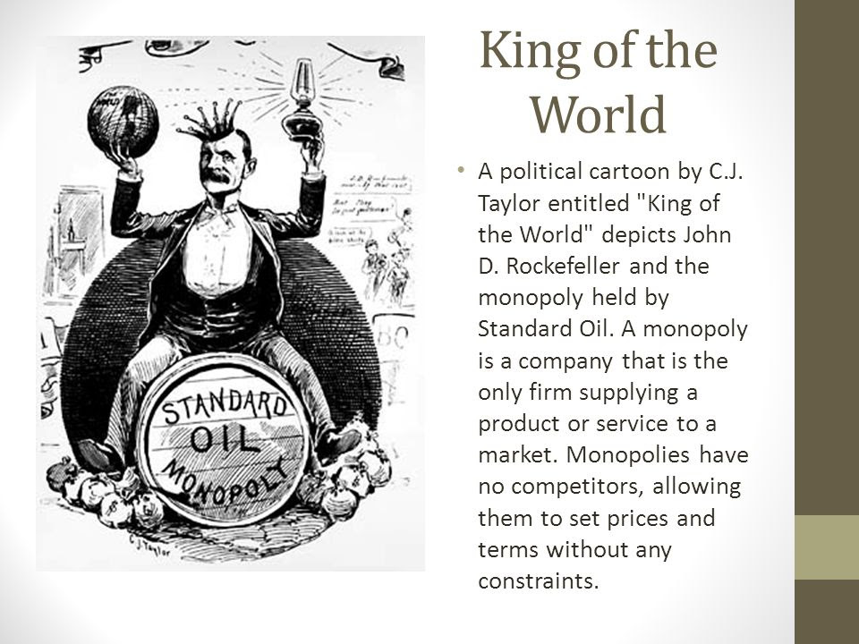 Rockefeller Oil Political Cartoon