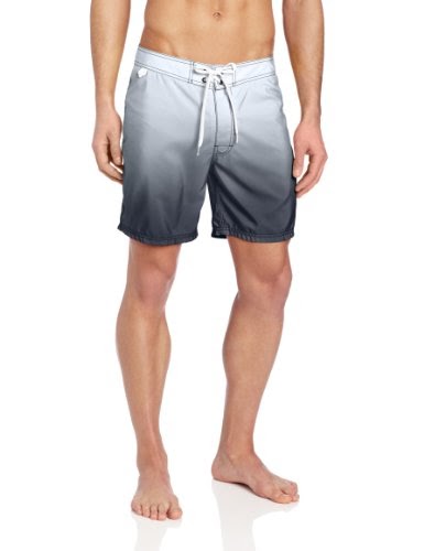 Sundek Men's Fade-Low Rise 17-Inch Board Short, Black, 32 | Short Board ...