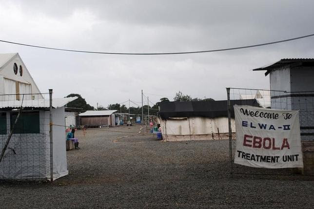 The Ebola virus treatment center where four people are currently being treated is seen in Paynesville, Liberia, July 16, 2015. REUTERS/James Giahyue