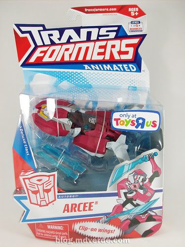 Transformers Arcee Animated Deluxe - caja