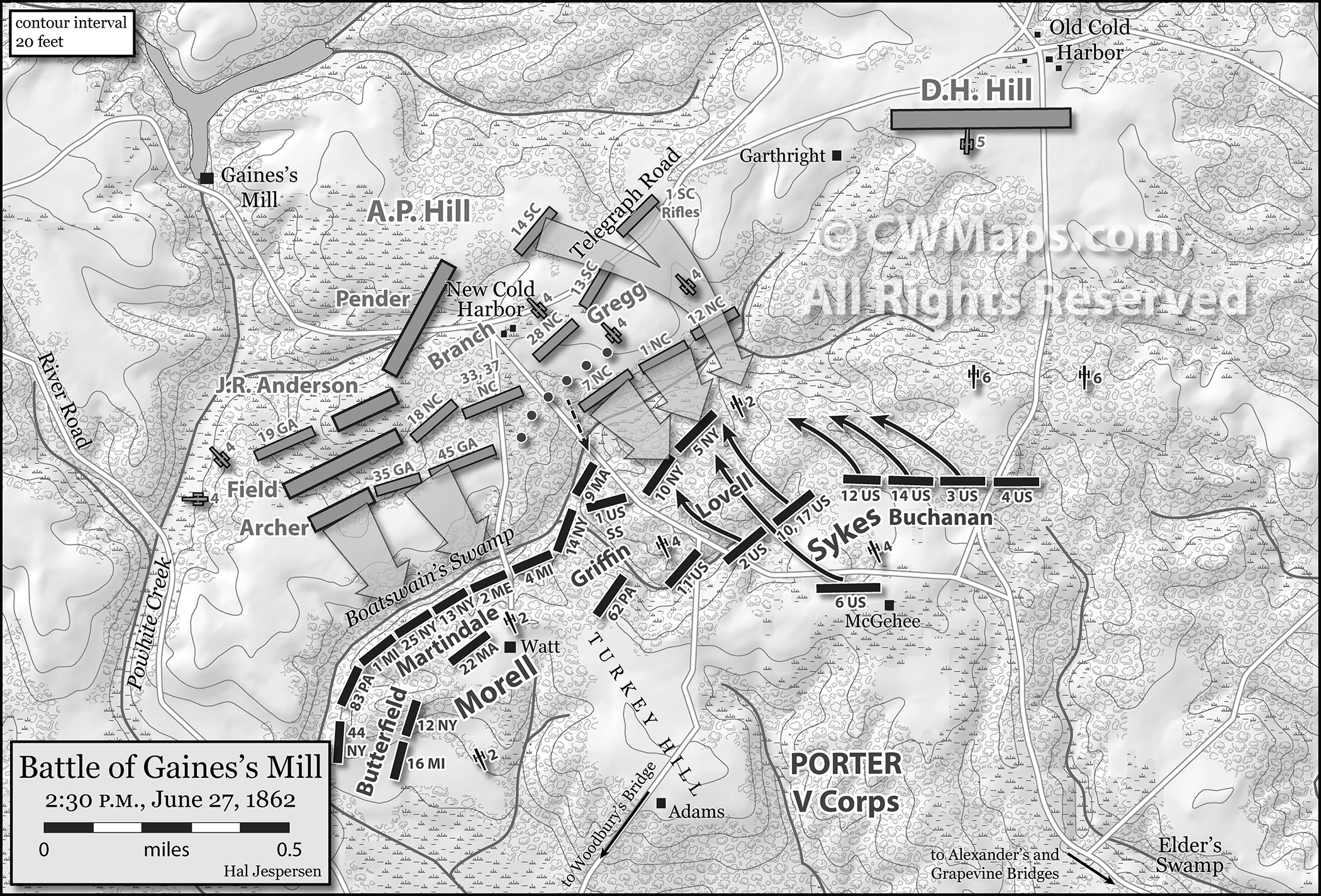 Civil War Battles In Georgia Map