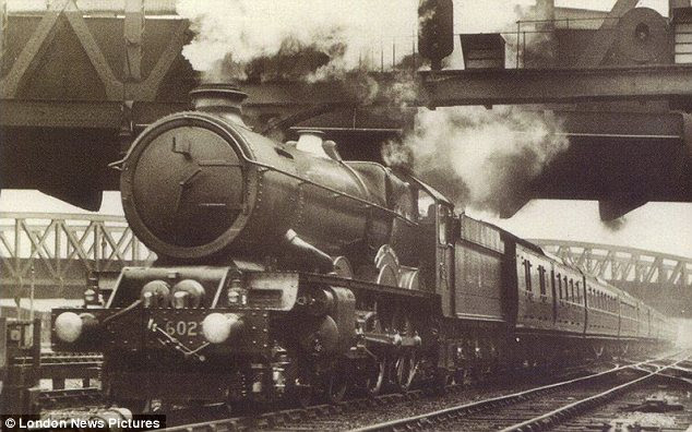 Way back THEN: The King Edward II leaving Paddington Station in the 1930's. It was built in 1930 and withdrawn by British Railways in 1962. The Brunel Trust bought it in 1982 from a scrapyard at Barry, South Wales.