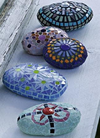 Mosaic Garden Stones