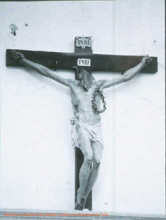 Cristo destruido en la Gurra Civil en el Hospital Tavera (Toledo)