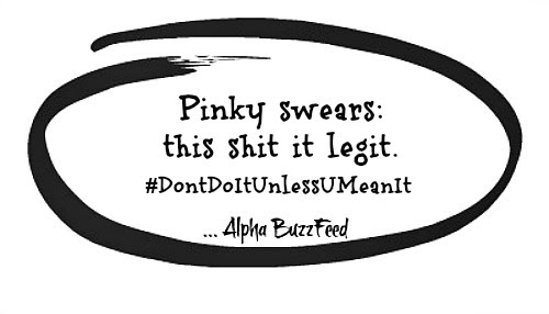 pinky swear