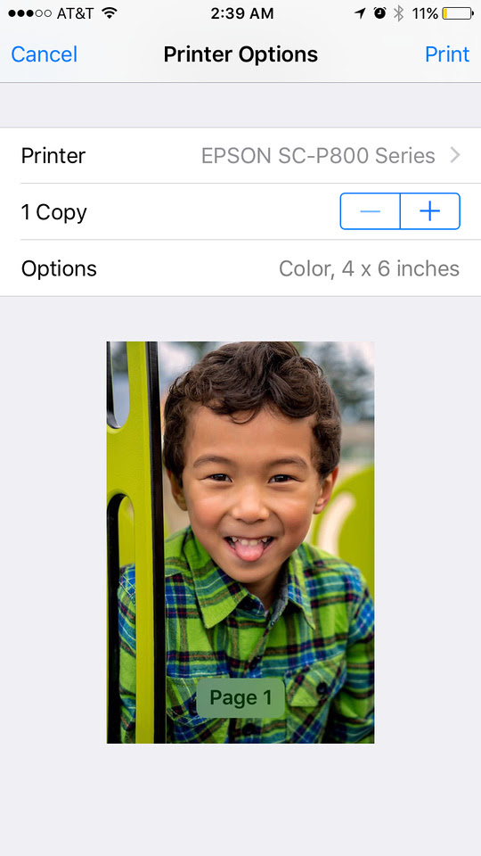 AirPrint from iOS 9 AirPrint from iOS 9