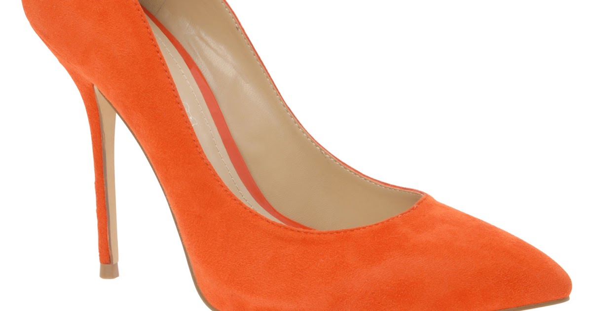 aldo orange pumps