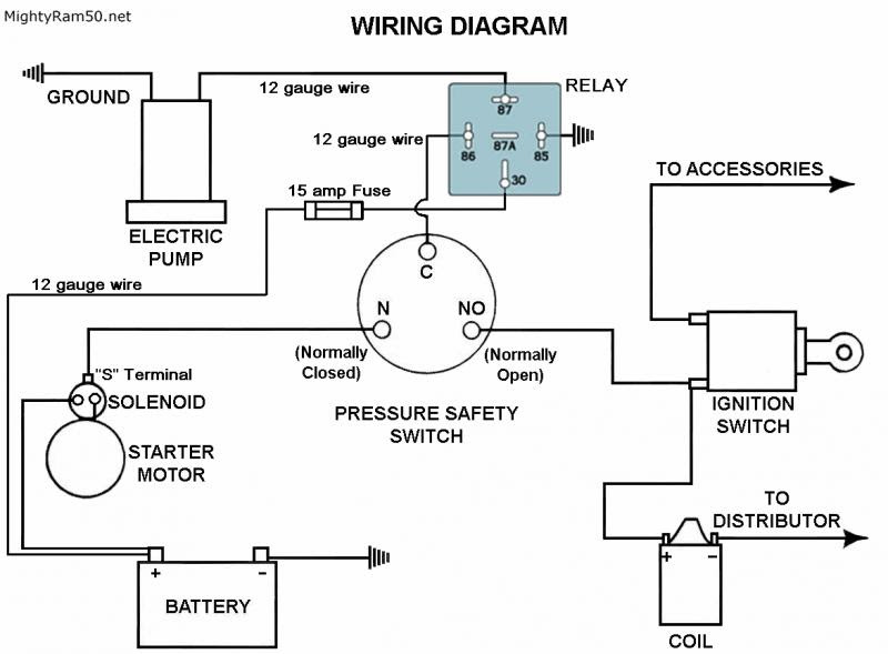 Holley Fuel Pump Wiring Diagram