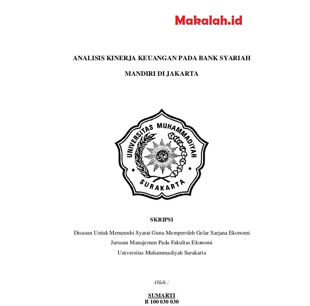 Skripsi Manajemen Keuangan Pdf Peatix