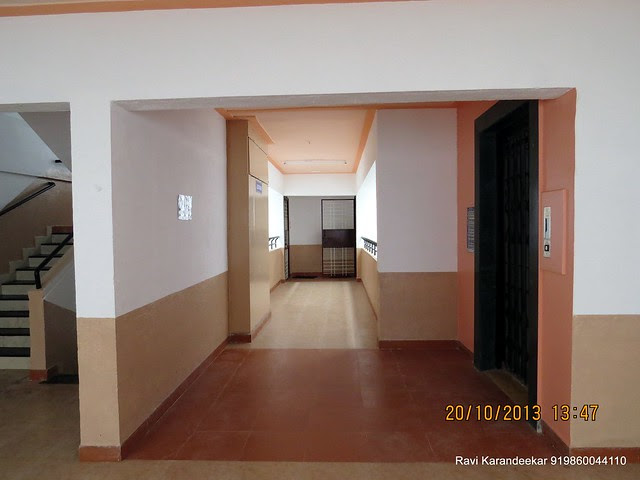 Spacious Lobby in front of the lift - Handing Over Ceremony of Sanjeevani Developers' Sangam at Sus on Sunday 20th October 2013