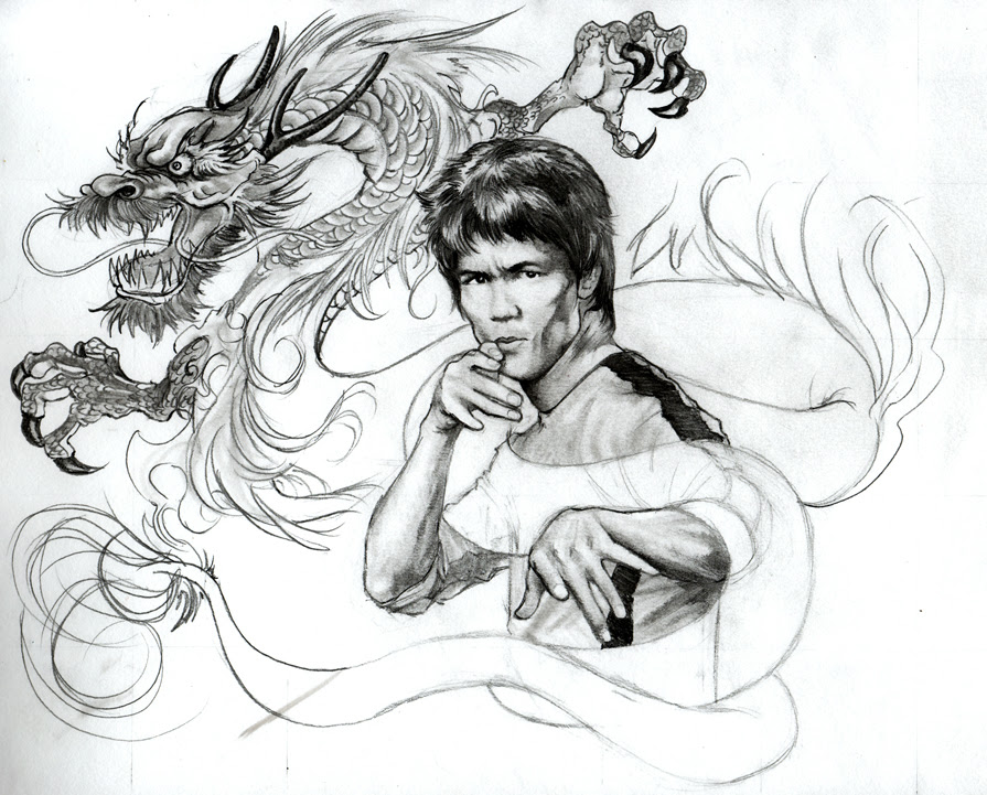 Bruce Lee Coloring Pages : Bruce Lee Coloring Pages Free Coloring