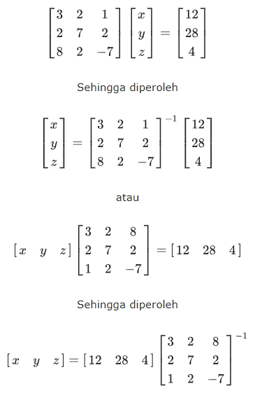 Contoh Soal Dan Jawaban Sistem Persamaan Linear Tiga Variabel - Bagikan