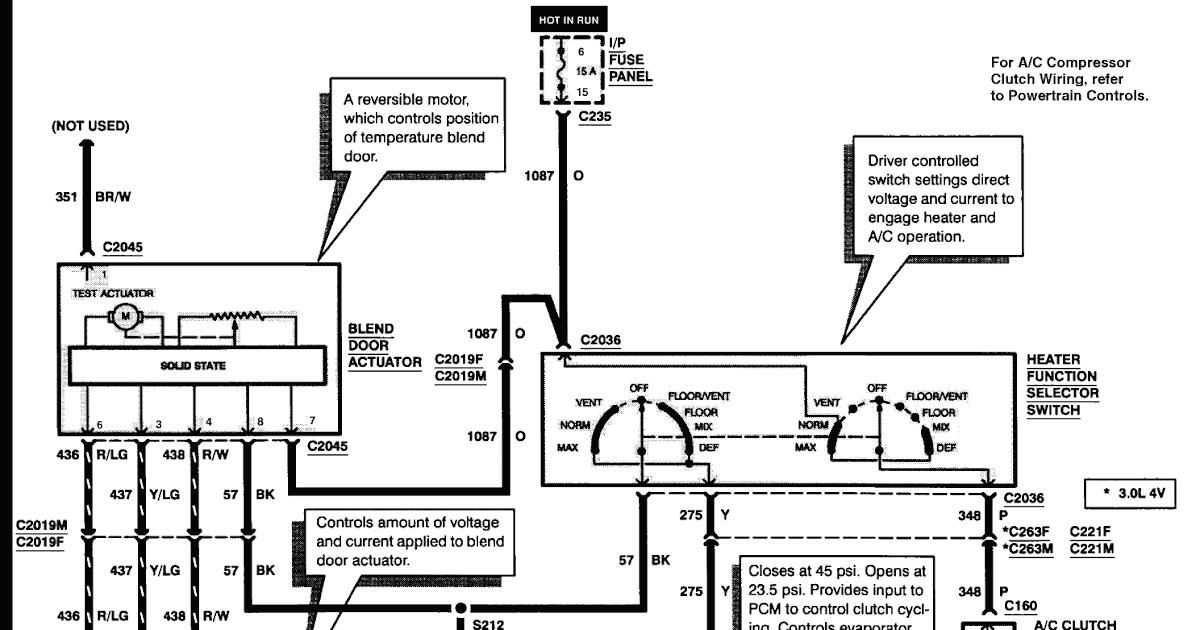 97 Ford Tauru Wiring Diagram - Wiring Diagram Networks