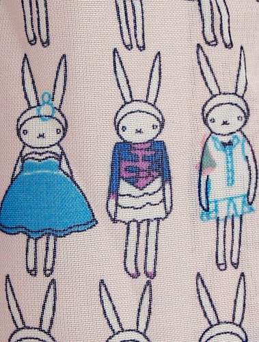 Rabbit print dress