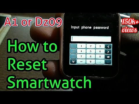 how to reset smael watch
