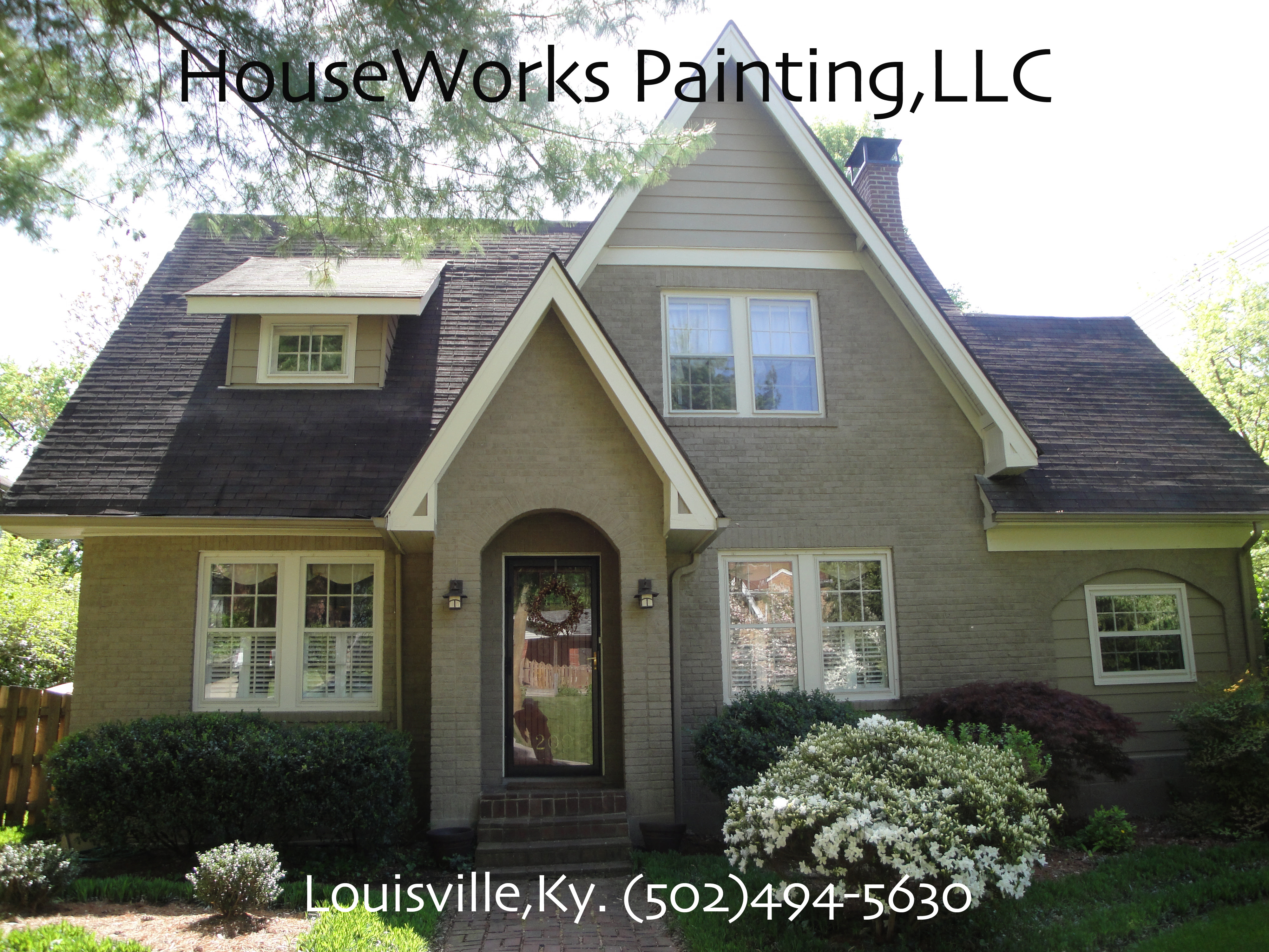 Painted Brick Exterior
