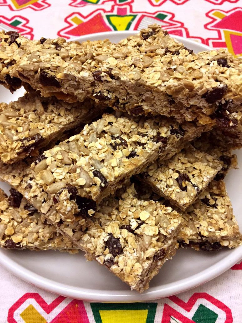 Easy Homemade Granola Bars Recipe Without Nuts
