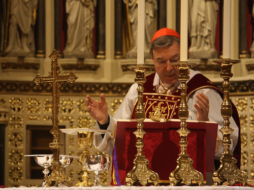 Cardinal Pell offers Mass in the Oxford Oratory