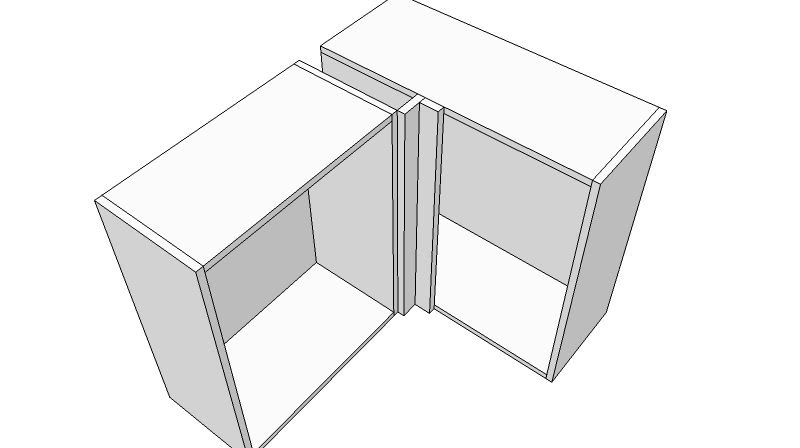 Blind Corner Upper Cabinet Kitchen Design