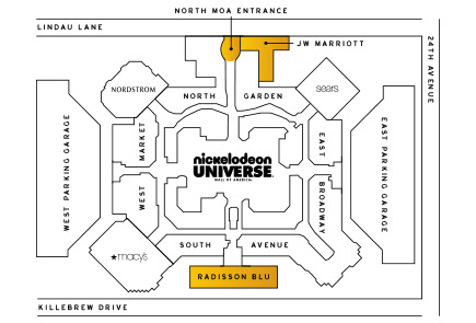 Mall Of America Parking Map