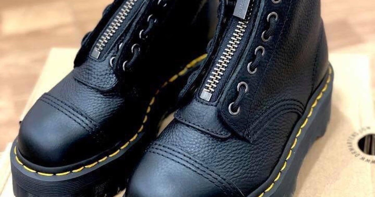 vegan sinclair platform boots