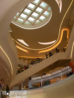 Hysan Place, Causeway Bay. 17-floor Shopping mall with nearly 120 top brands