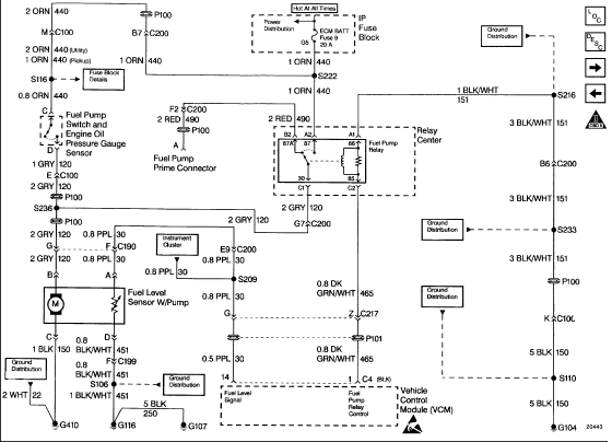 1996 Chevy 1500 Fuel Pump Wiring Diagram - BUSANABASEYYA