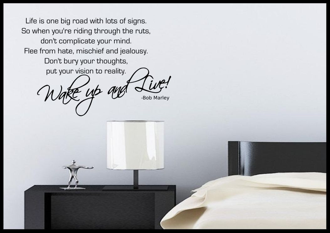 Bob Marley Quote Wall Sticker Bedroom Room Decal Mural Transfer Art Stencil eBay Bob Marley Quote Wall Sticker Bedroom Room Decal Mural Transfer Art Stencil eBay