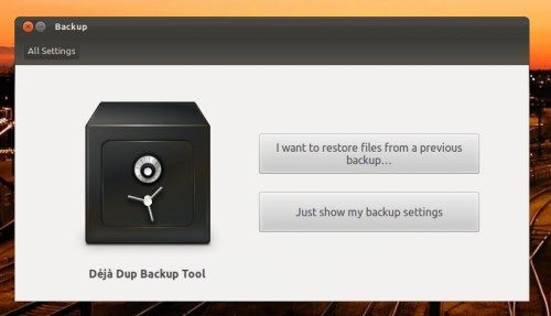 backup tool in Ubuntu 11.10 backup tool in Ubuntu 11.10