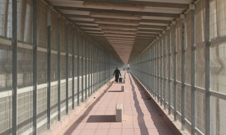 The Erez crossing from Gaza to Israel. 