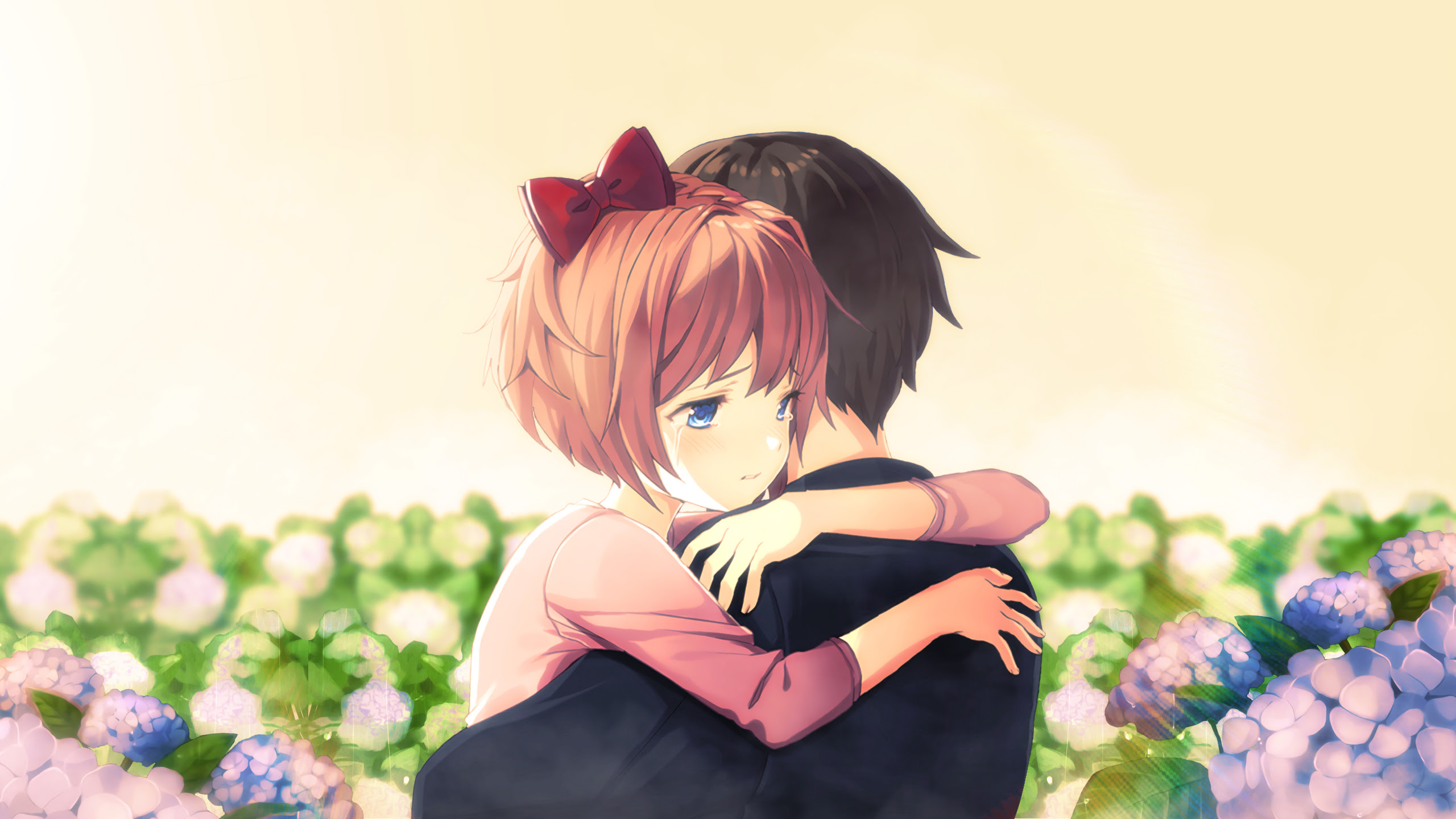 Cute Anime Couple Hug, HD Anime, 4k Wallpapers, Images ...