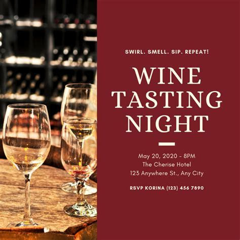 Customize 86 Wine Tasting Invitation templates online Canva Customize 86 Wine Tasting Invitation templates online Canva