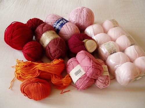 red pink orange