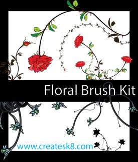 Floral Brush Kit