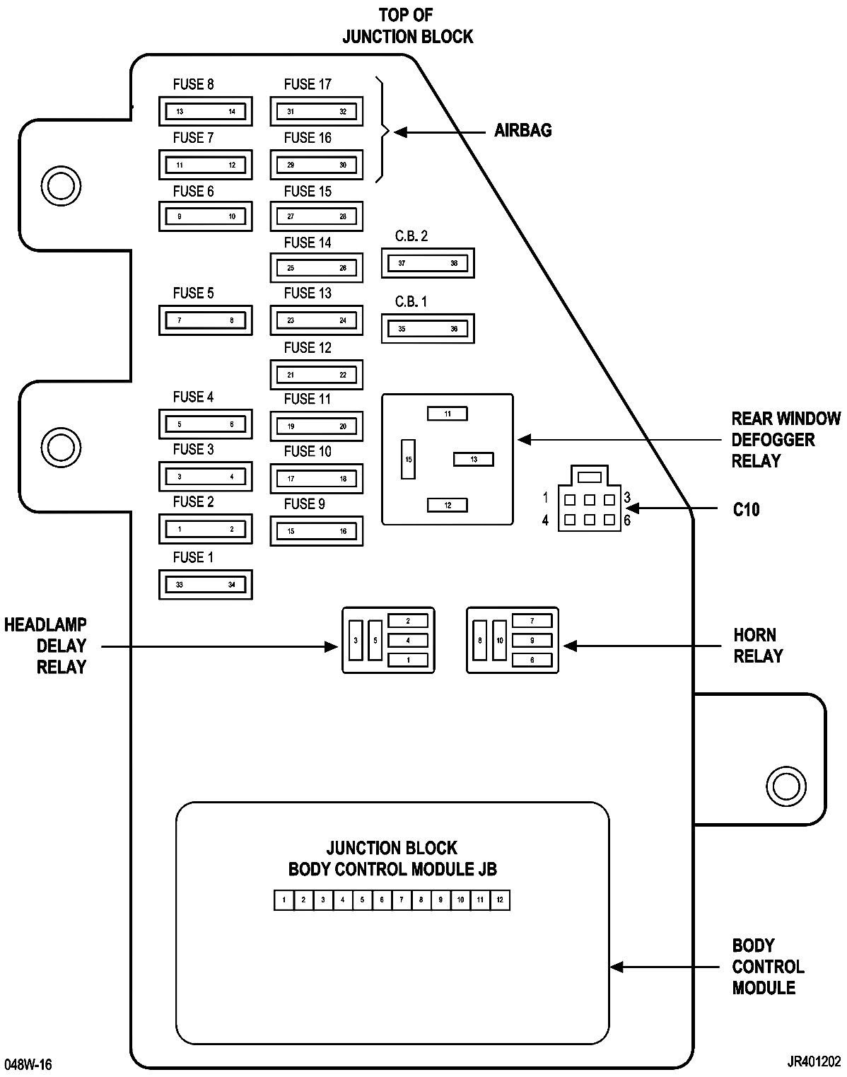 33 2002 Chrysler Sebring Fuse Box Diagram - Wire Diagram Source Information