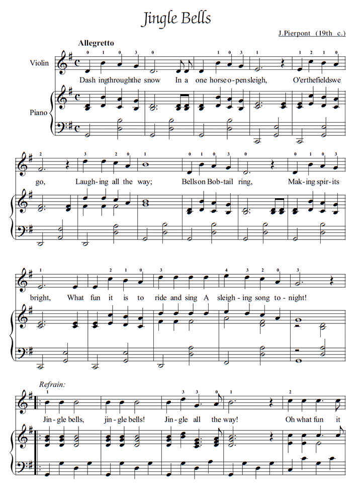 Jingle Bells Traditional Lyrics 2021