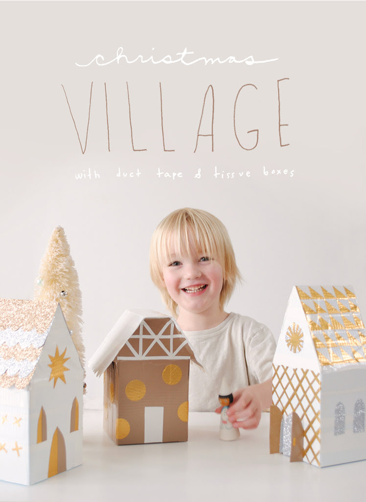 MerMagTissueBoxChristmasVillageWithDuctTape01