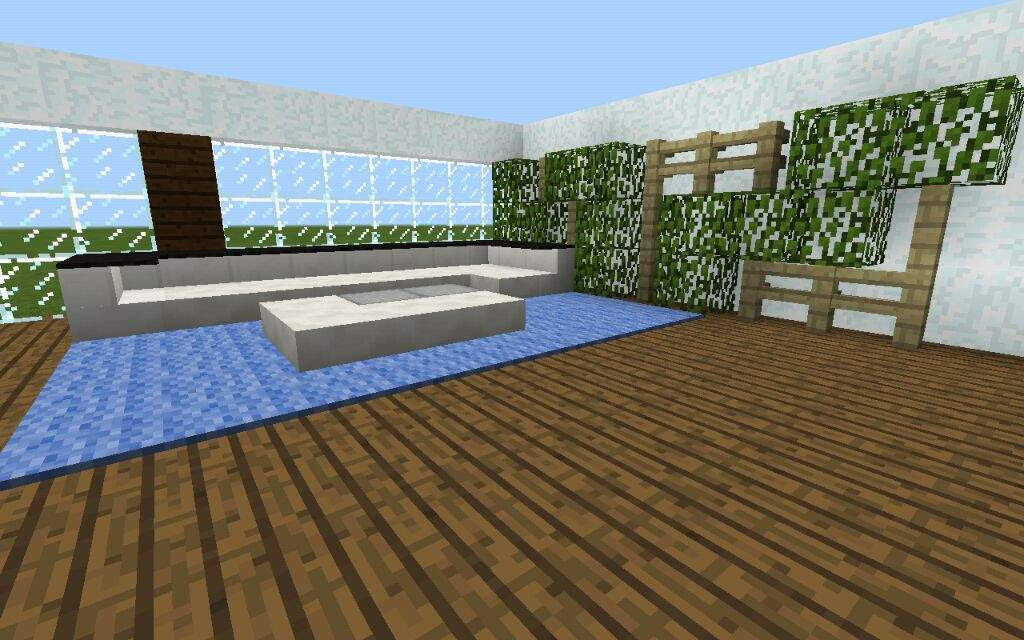 minecraft modern house interior design