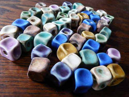 Sugar Cubes - Porcelain Beads